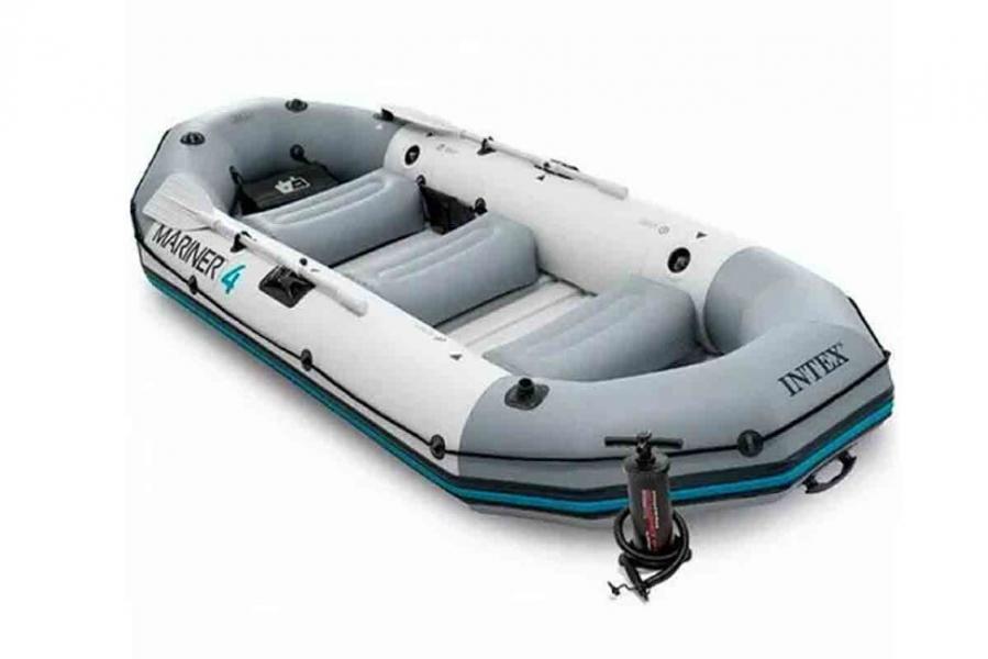 Лодка "Mariner" 4-мест. + весла + насос (328х145х48см) 1 шт/упак 68376